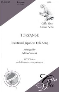Toryanse SATB choral sheet music cover Thumbnail